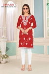 Urvashi By Sangeet Cotton Embroidery Plus Size Kurtis Wholesale Market In Surat
